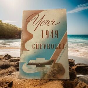 Your 1949 Chevrolet Original Owners Manual Booklet Paper Vintage Mid Century.  C